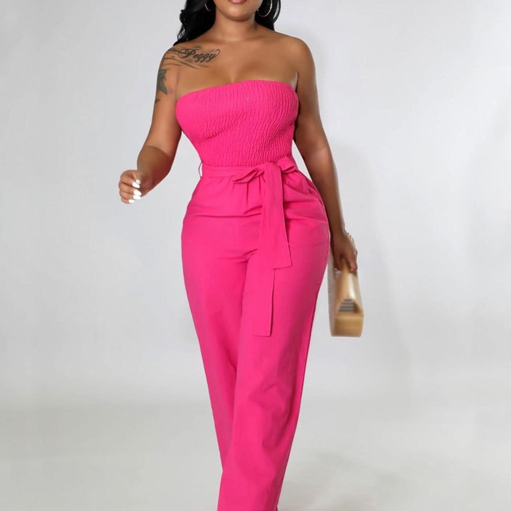 Strapless Tube Top Romper